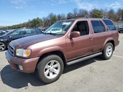 Salvage cars for sale at Brookhaven, NY auction: 2003 Nissan Pathfinder LE