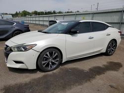 Salvage cars for sale from Copart Pennsburg, PA: 2016 Nissan Maxima 3.5S