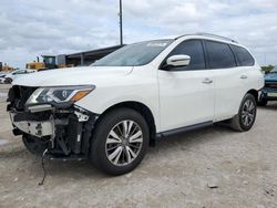 Salvage cars for sale from Copart West Palm Beach, FL: 2019 Nissan Pathfinder S