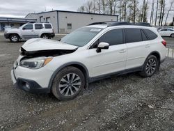 Salvage cars for sale from Copart Arlington, WA: 2015 Subaru Outback 2.5I Limited