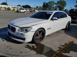 Salvage cars for sale at Sacramento, CA auction: 2013 BMW 750 LI