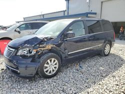 Salvage cars for sale at Wayland, MI auction: 2012 Chrysler Town & Country Touring