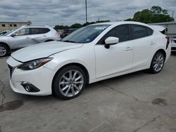 Salvage cars for sale from Copart Wilmer, TX: 2016 Mazda 3 Grand Touring