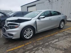 Salvage cars for sale from Copart Chicago Heights, IL: 2017 Chevrolet Malibu LT