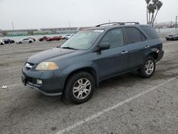 Salvage cars for sale at Van Nuys, CA auction: 2006 Acura MDX Touring