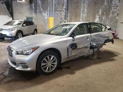 Buy Salvage Cars For Sale now at auction: 2015 Infiniti Q50 Base