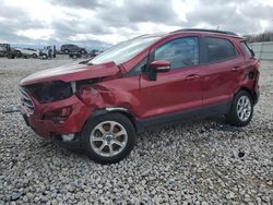 Salvage cars for sale from Copart Wayland, MI: 2020 Ford Ecosport SE