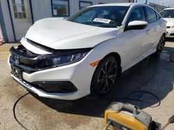 Salvage cars for sale from Copart Pekin, IL: 2020 Honda Civic Sport