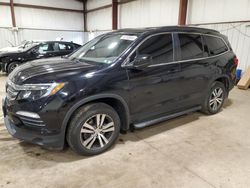 Salvage cars for sale at Pennsburg, PA auction: 2018 Honda Pilot Exln