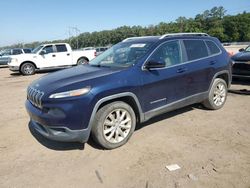 Salvage cars for sale from Copart Greenwell Springs, LA: 2015 Jeep Cherokee Limited
