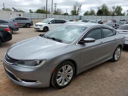 Salvage cars for sale from Copart Oklahoma City, OK: 2015 Chrysler 200 Limited