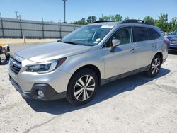 Salvage cars for sale at Lumberton, NC auction: 2019 Subaru Outback 2.5I Limited