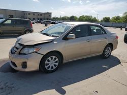 Vehiculos salvage en venta de Copart Wilmer, TX: 2011 Toyota Corolla Base