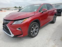 Salvage cars for sale from Copart Houston, TX: 2017 Lexus RX 350 Base