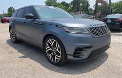 Salvage cars for sale at Houston, TX auction: 2018 Land Rover Range Rover Velar R-DYNAMIC HSE