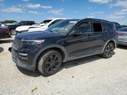 Salvage cars for sale at San Antonio, TX auction: 2021 Ford Explorer ST