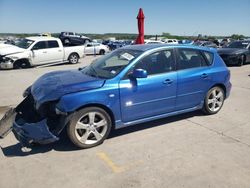 Salvage cars for sale at Grand Prairie, TX auction: 2005 Mazda 3 Hatchback