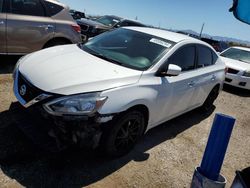 Carros salvage a la venta en subasta: 2017 Nissan Sentra S