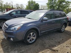 Salvage cars for sale from Copart Baltimore, MD: 2014 Subaru Outback 2.5I Limited