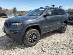 Salvage cars for sale at Candia, NH auction: 2017 Jeep Grand Cherokee Trailhawk