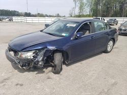 Salvage cars for sale at Dunn, NC auction: 2009 Honda Accord LX