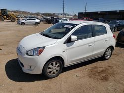 Vehiculos salvage en venta de Copart Colorado Springs, CO: 2015 Mitsubishi Mirage ES