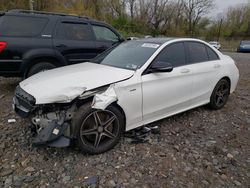 Mercedes-Benz salvage cars for sale: 2016 Mercedes-Benz C 450 4matic AMG