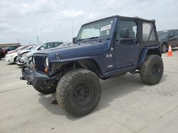 Vehiculos salvage en venta de Copart Grand Prairie, TX: 2006 Jeep Wrangler X