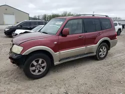 Salvage cars for sale from Copart Lawrenceburg, KY: 2005 Mitsubishi Montero Limited