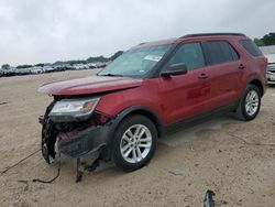 Salvage cars for sale at San Antonio, TX auction: 2017 Ford Explorer