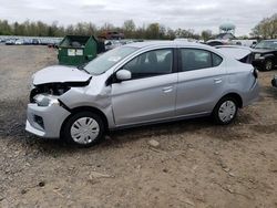 Salvage cars for sale from Copart Hillsborough, NJ: 2021 Mitsubishi Mirage G4 ES
