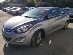 Salvage cars for sale at Savannah, GA auction: 2015 Hyundai Elantra SE