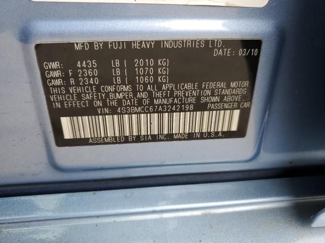 2010 Subaru Legacy 2.5I Premium