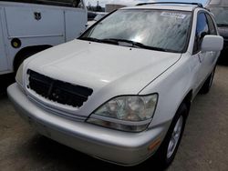 Salvage cars for sale from Copart Martinez, CA: 2002 Lexus RX 300