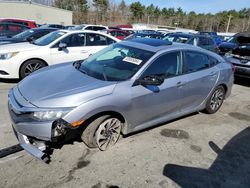 Salvage cars for sale at Exeter, RI auction: 2016 Honda Civic EX