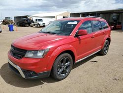 Salvage cars for sale at Brighton, CO auction: 2018 Dodge Journey Crossroad