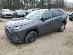 Salvage cars for sale at North Billerica, MA auction: 2021 Toyota Rav4 LE