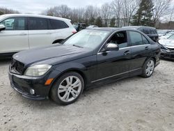 Salvage cars for sale at North Billerica, MA auction: 2008 Mercedes-Benz C 350