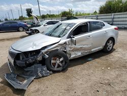 Vehiculos salvage en venta de Copart Miami, FL: 2014 KIA Optima LX