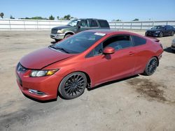 Salvage cars for sale from Copart Bakersfield, CA: 2013 Honda Civic SI