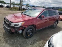 Salvage cars for sale from Copart San Martin, CA: 2016 Subaru Outback 2.5I Limited