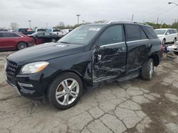 Salvage cars for sale at Indianapolis, IN auction: 2013 Mercedes-Benz ML 350 4matic