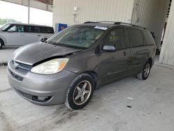 Salvage cars for sale from Copart Homestead, FL: 2004 Toyota Sienna CE