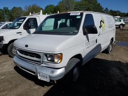 Ford salvage cars for sale: 2002 Ford Econoline E150 Van