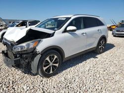 Salvage cars for sale from Copart New Braunfels, TX: 2017 KIA Sorento EX