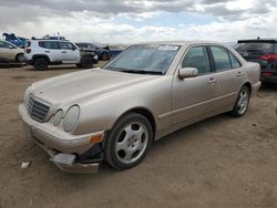 Mercedes-Benz e 430 salvage cars for sale: 2002 Mercedes-Benz E 430