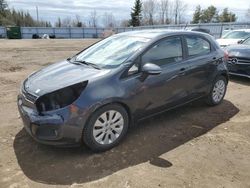 Salvage cars for sale from Copart Bowmanville, ON: 2013 KIA Rio EX