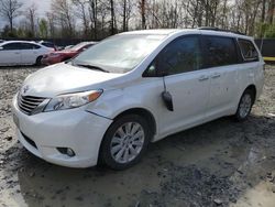 Toyota Sienna xle salvage cars for sale: 2015 Toyota Sienna XLE