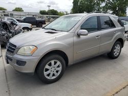 Mercedes-Benz salvage cars for sale: 2007 Mercedes-Benz ML 350