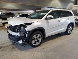 Salvage cars for sale at Sandston, VA auction: 2016 Toyota Highlander Limited